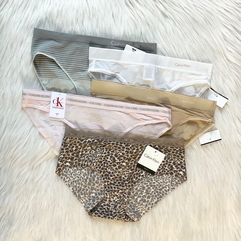 Calvin Klein Panty Set of 5, S